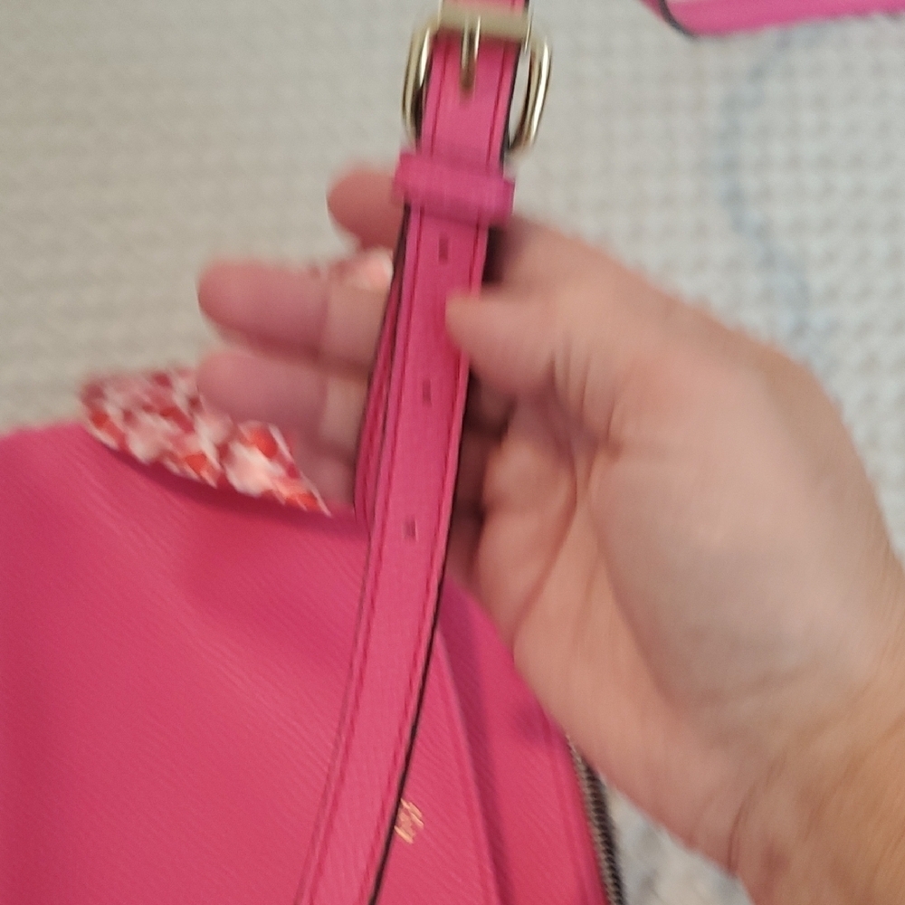 Nanette Lepore Pink Crossbody Bag with Detachable Strap (30) - Picture 12 of 12